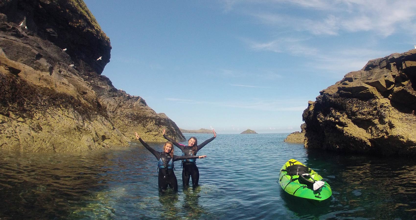 E.g. 'Kayak tours Polzeath, Cornwall'