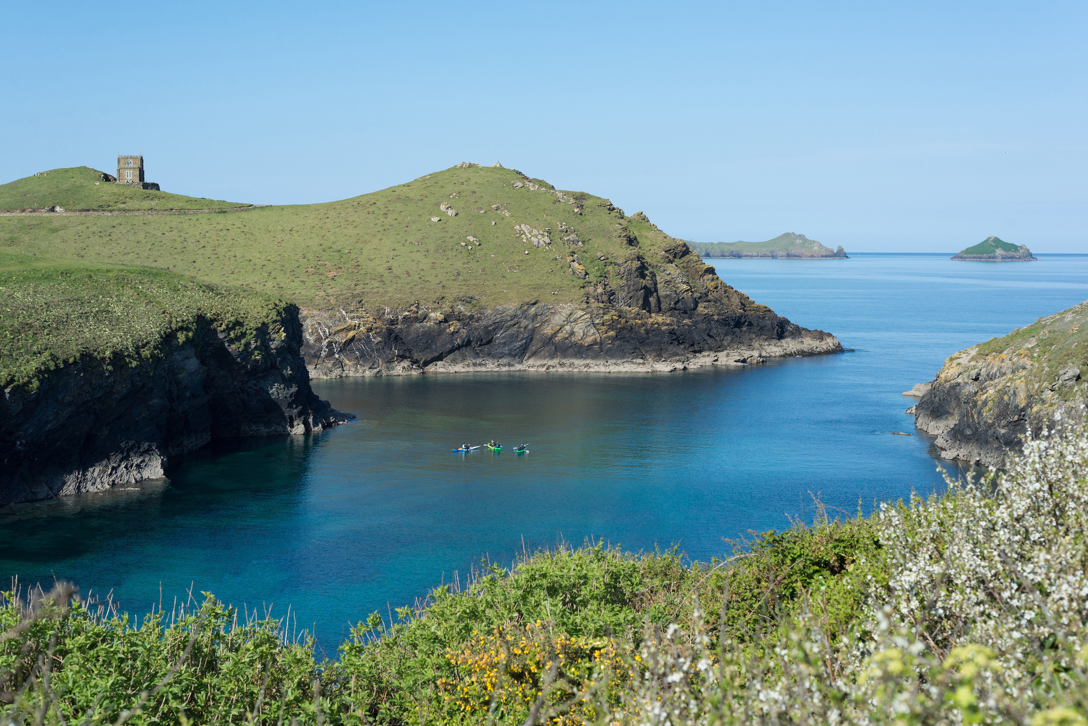 E.g. 'Kayak tours Cornwall' Port Quin, Port Gaverne  and Port Isaac